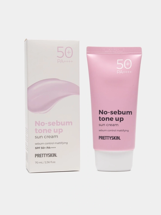 Солнцезащитный крем для лица PrettySkin SPF50+,защита UVA/UVB, увлажняющий sunscreen, 70мл