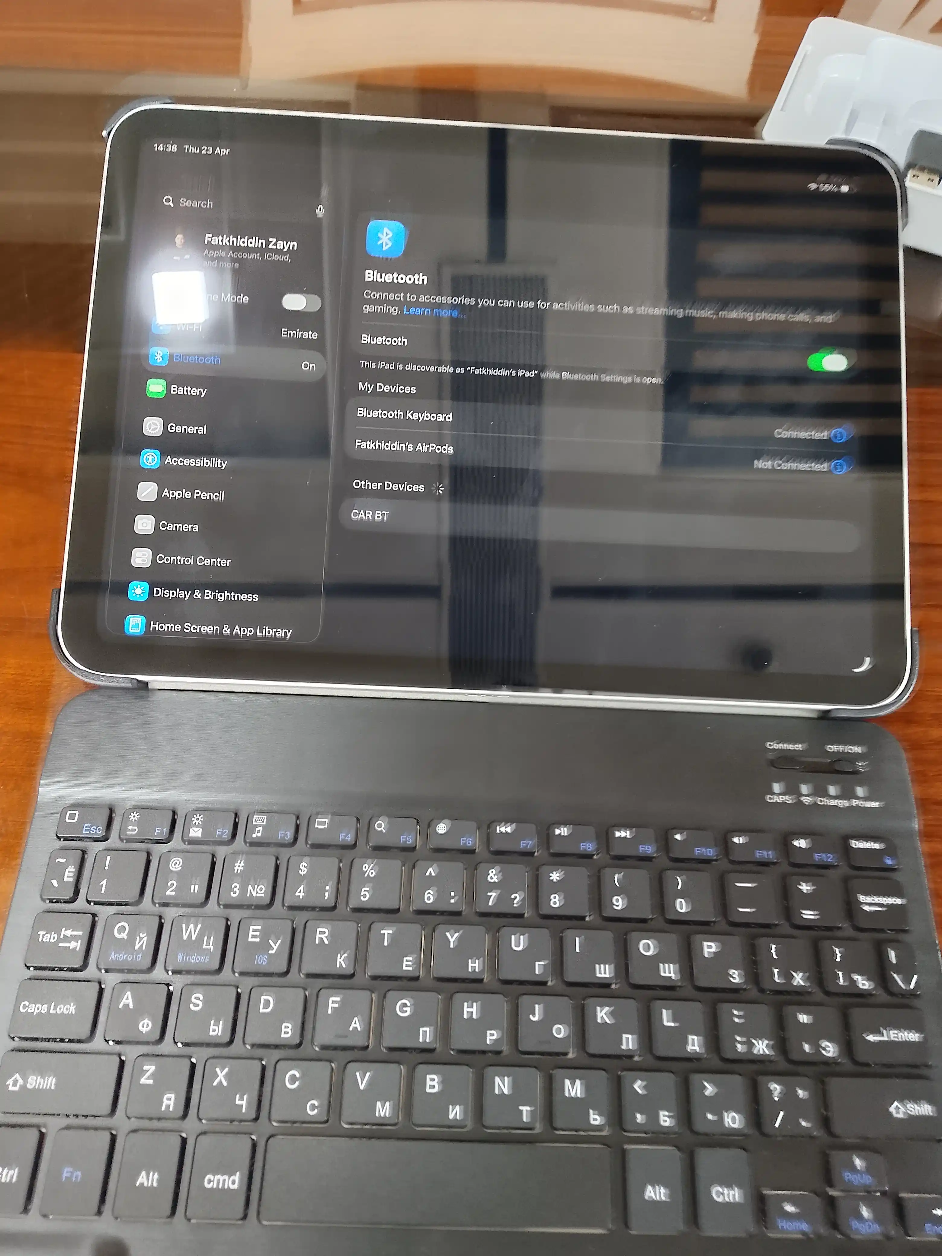 Apple iPad11 A16, чехол и клавиатура, 11 дюймов, 12 МП 4K, 128/256 ГБ, гарантия 1 год