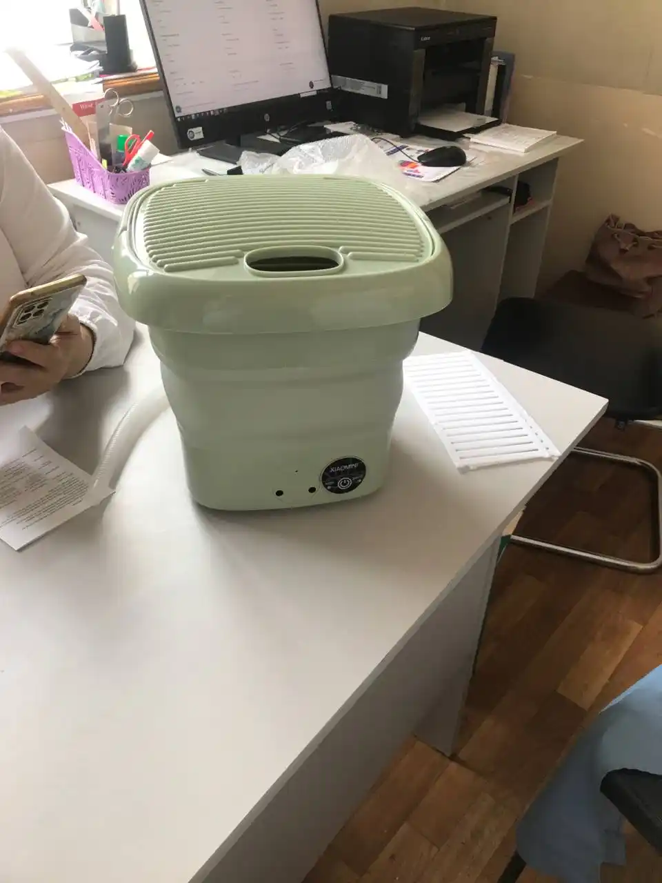 Kirmashina kiyimlarni yuvish uchun yig'iladigan kir mashina, 5L