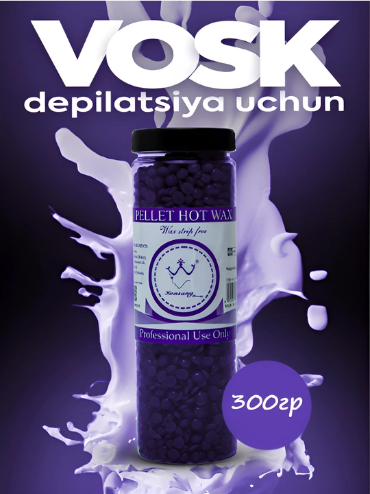 Depilatsiya uchun granulalangan mum Hot Wax Professional 300 gr  - 
