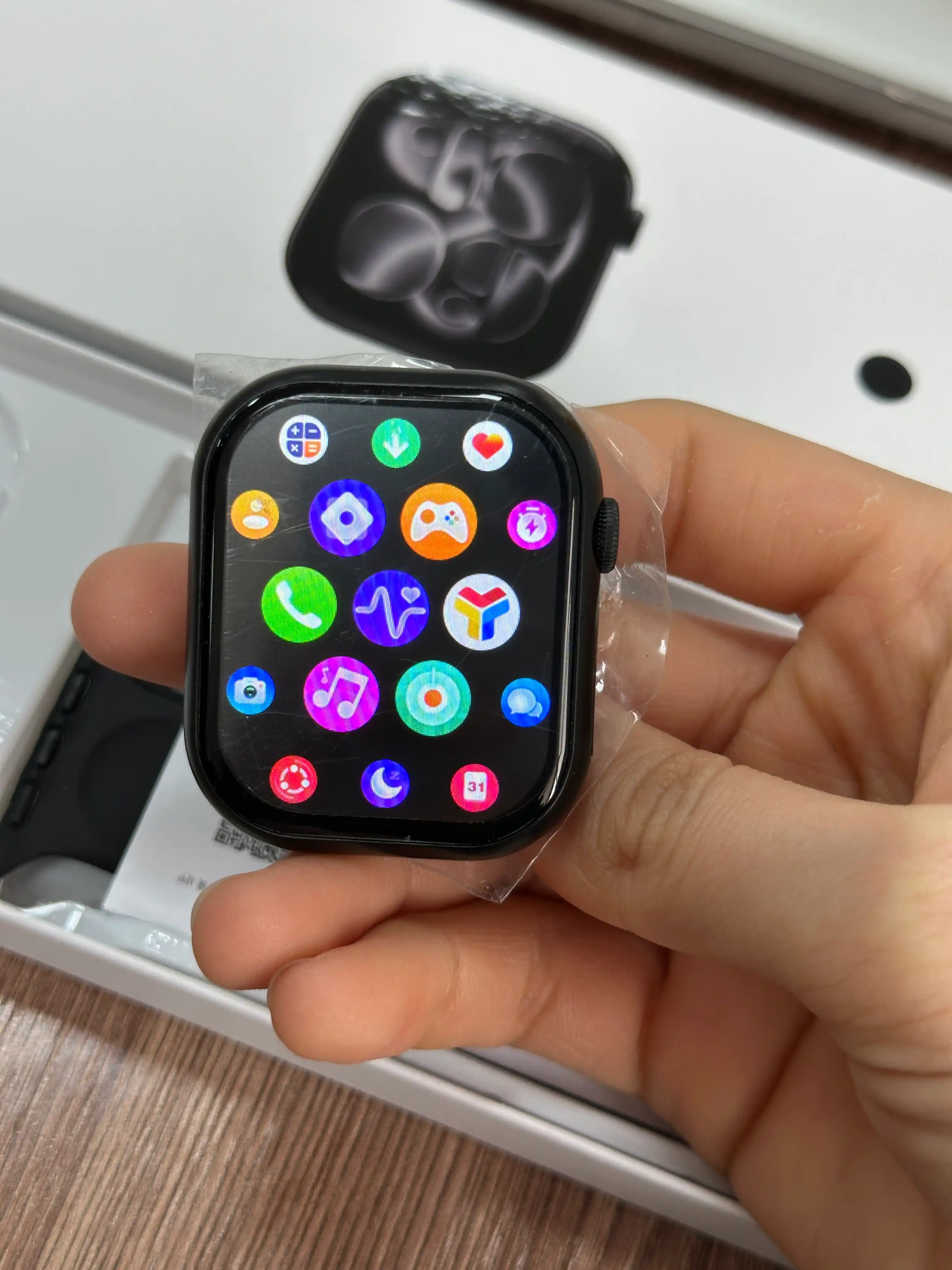 Iwatch aqlli soati, Bluetooth sensorli ekran Android iOS