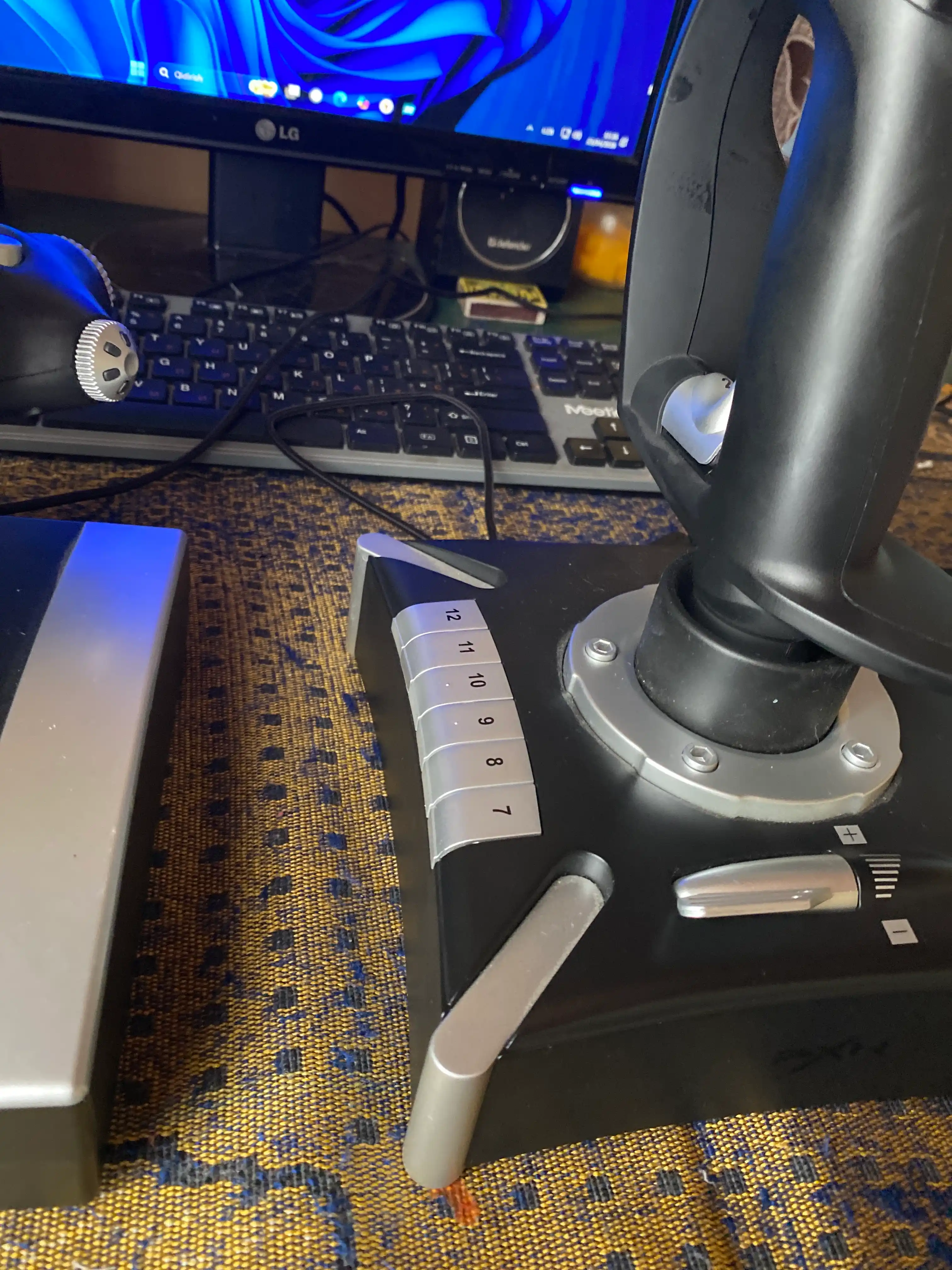 PXN 2119 pro, штурвал для авиа игр ,симулятор самолета, тяга и рычаг управления