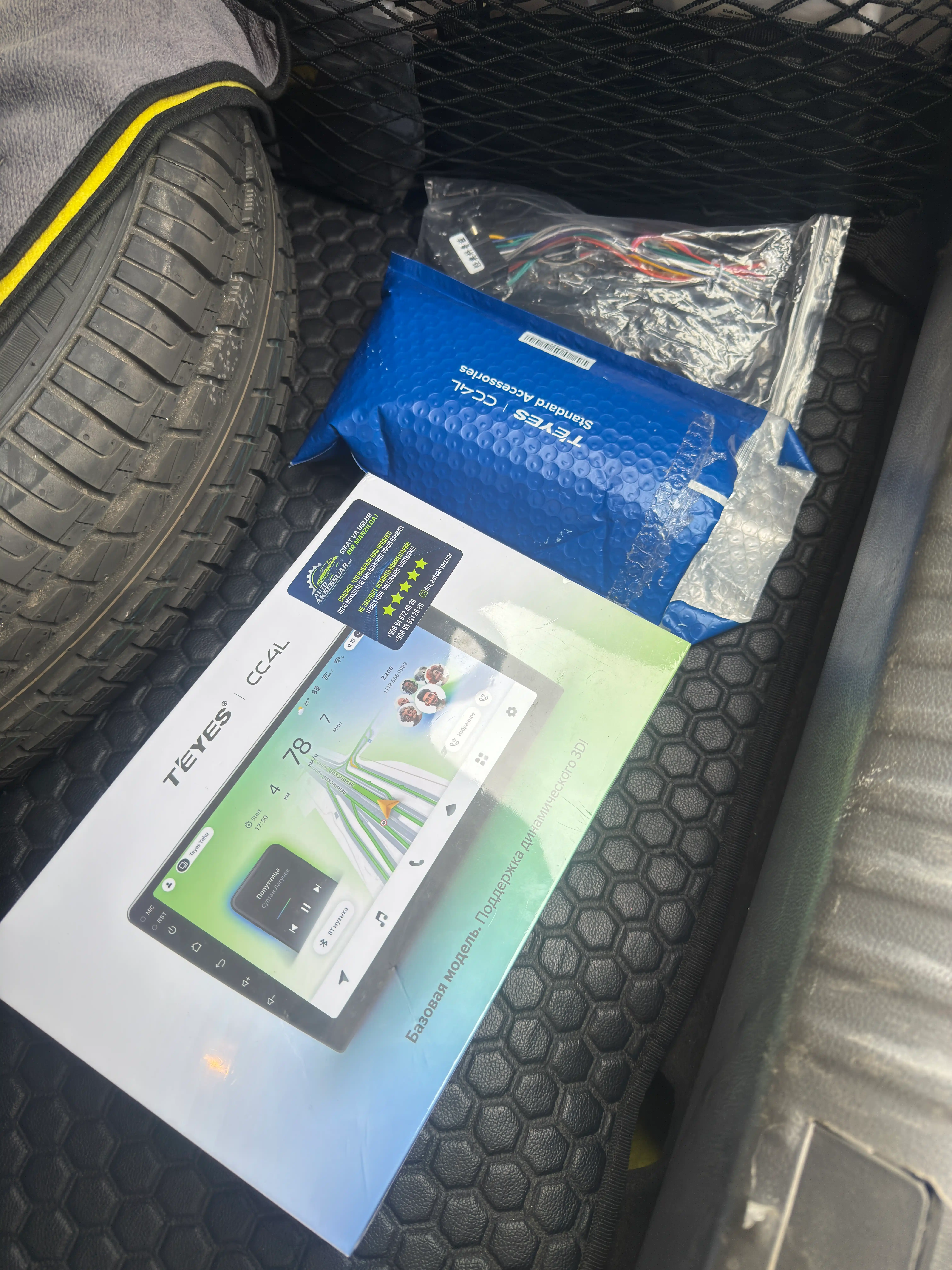 Teyes CC4L 6+64 4G+wifi Провода для автомобиля Cobalt, блок Can и рама вместе