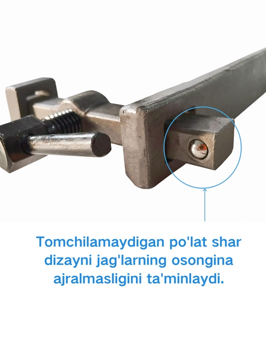 8 dyuymli nemis uslubidagi ikki jag'li to'liq po'latdan yasalgan rulman tortgichi