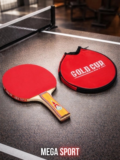 Gold Cup stol tennisi raketkasi – Professional ping-pong raketka (g‘ilof bilan) - 