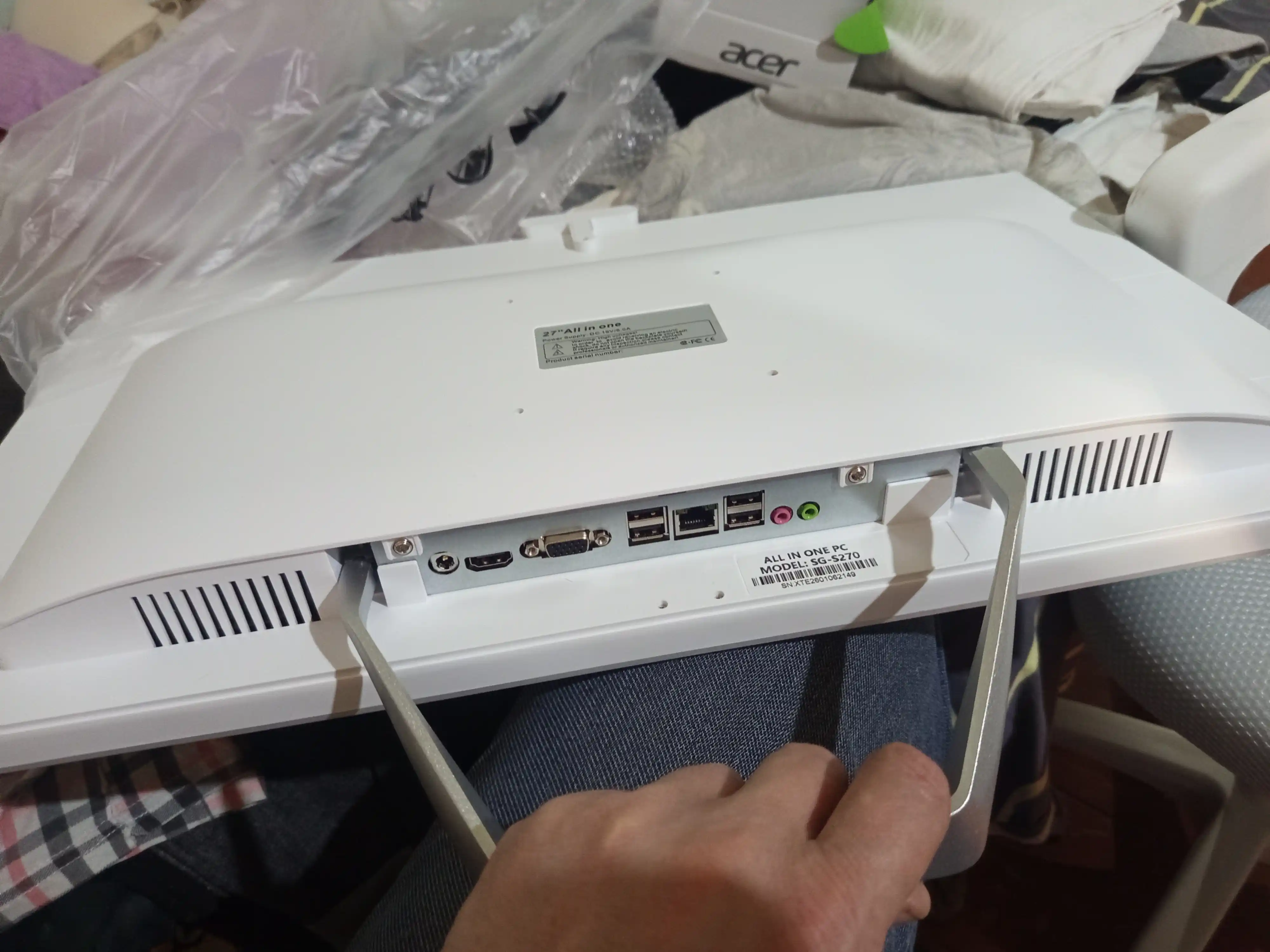Моноблок 27 дюйма, Full HD, i3.i5,i7 8 ГБ RAM, SSD 1TB Windows 10, клавиатура + мышь