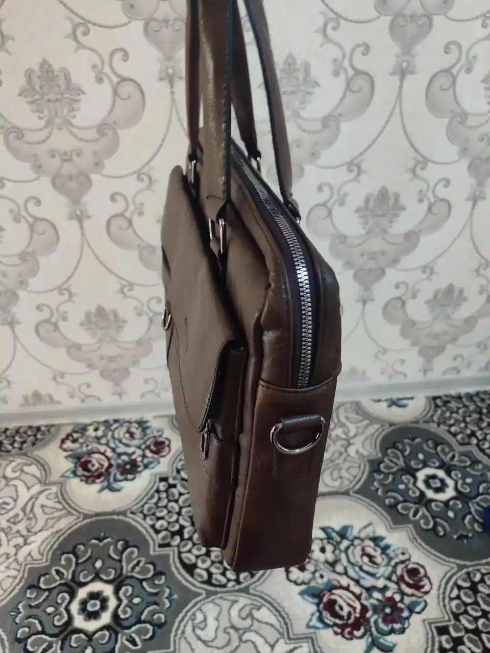Sumkalar erkaklar uchun biznes sumka WEIXIER, laptop uchun, eko charm, ko‘p bo‘limli