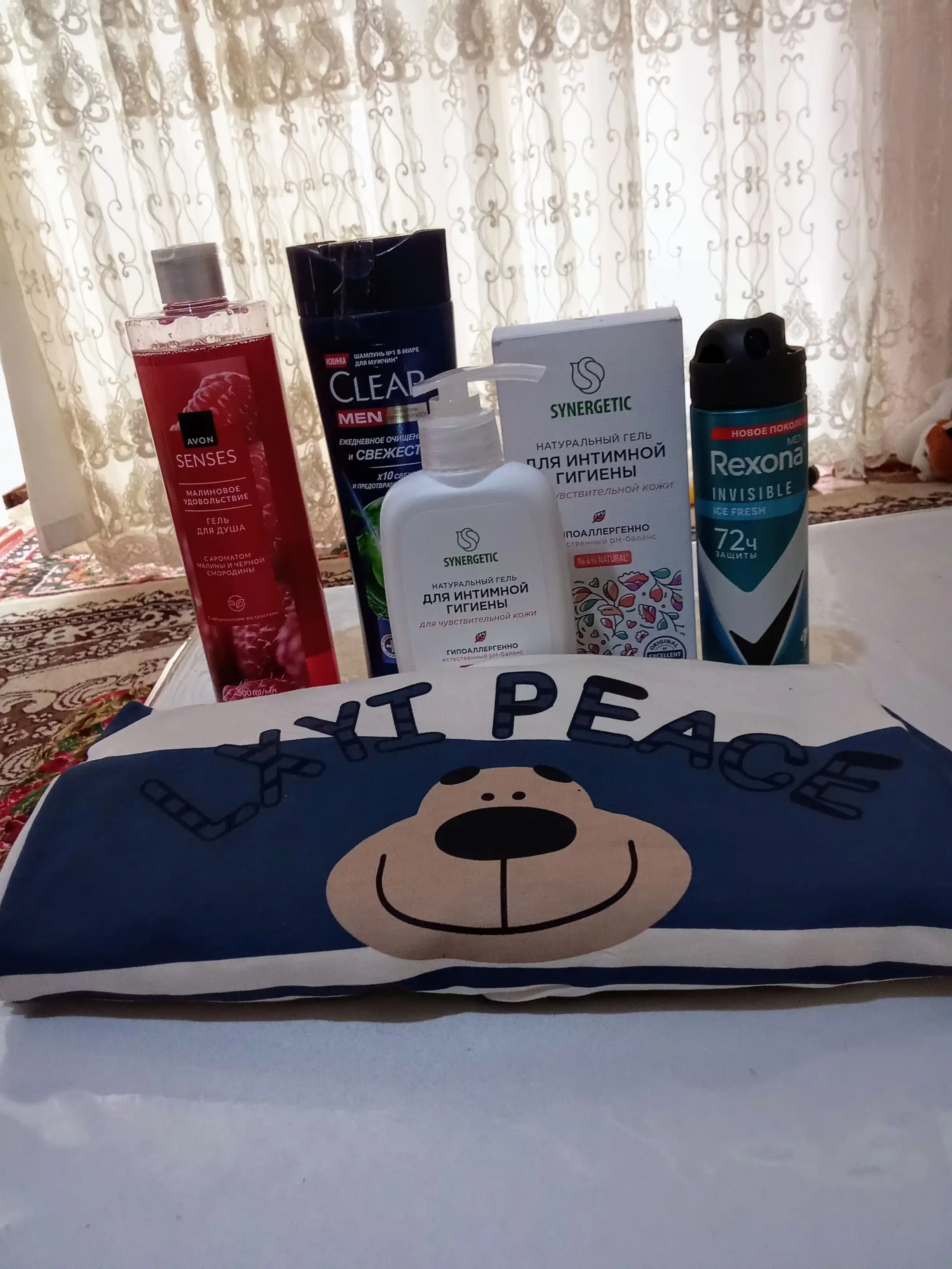 SYNERGETIC nozik teri uchun intim gigiyena geli, 250 ml