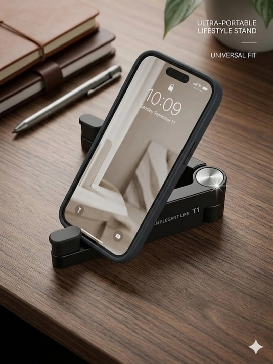 Telefon tutqich stend buklanadigan stol uchun universal mobil ushlagich - 