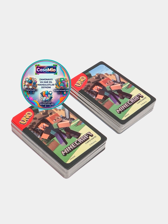 Настольные игры UNO, настольная игра мафия, настольная игра UNO Flip, настольные игры Minecraft