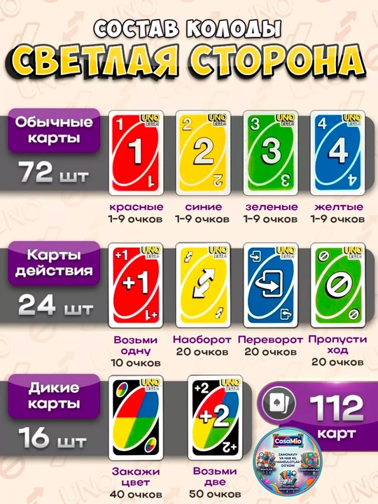 Настольные игры UNO, настольная игра мафия, настольная игра UNO Flip, настольные игры Minecraft