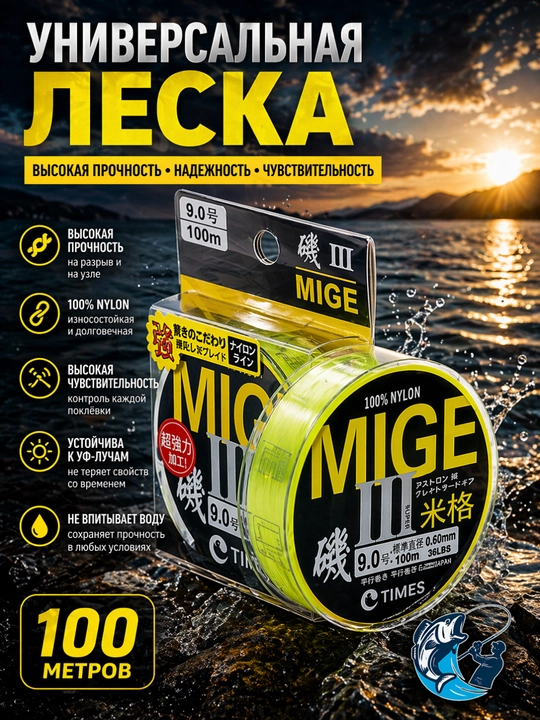 Леска MIGE III - 