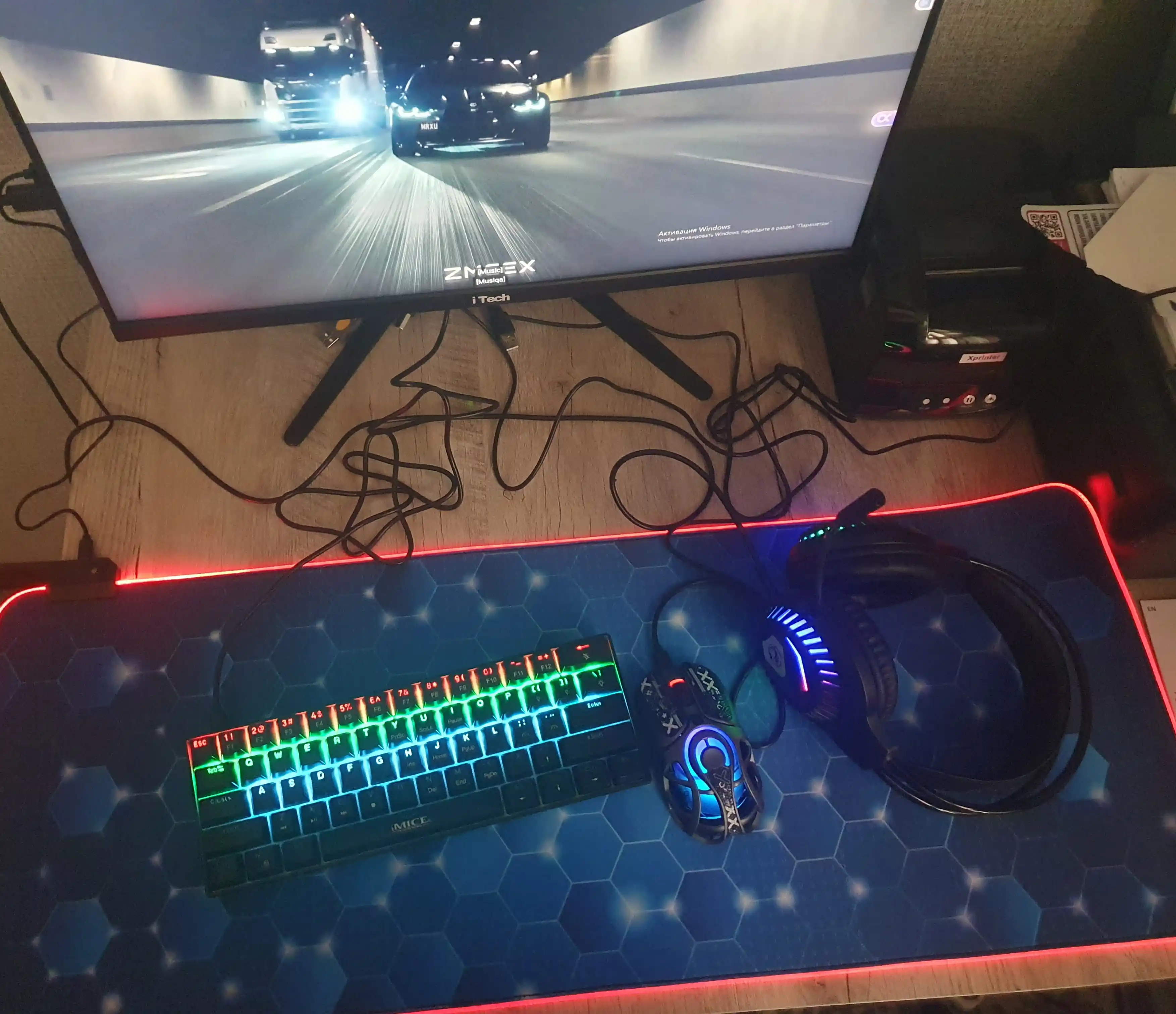 IMICE Mexanik klaviatura GK-690TRI / GK-900 RGB, Bluetooth,2.4G,Type-C, Gaming Klaviatura