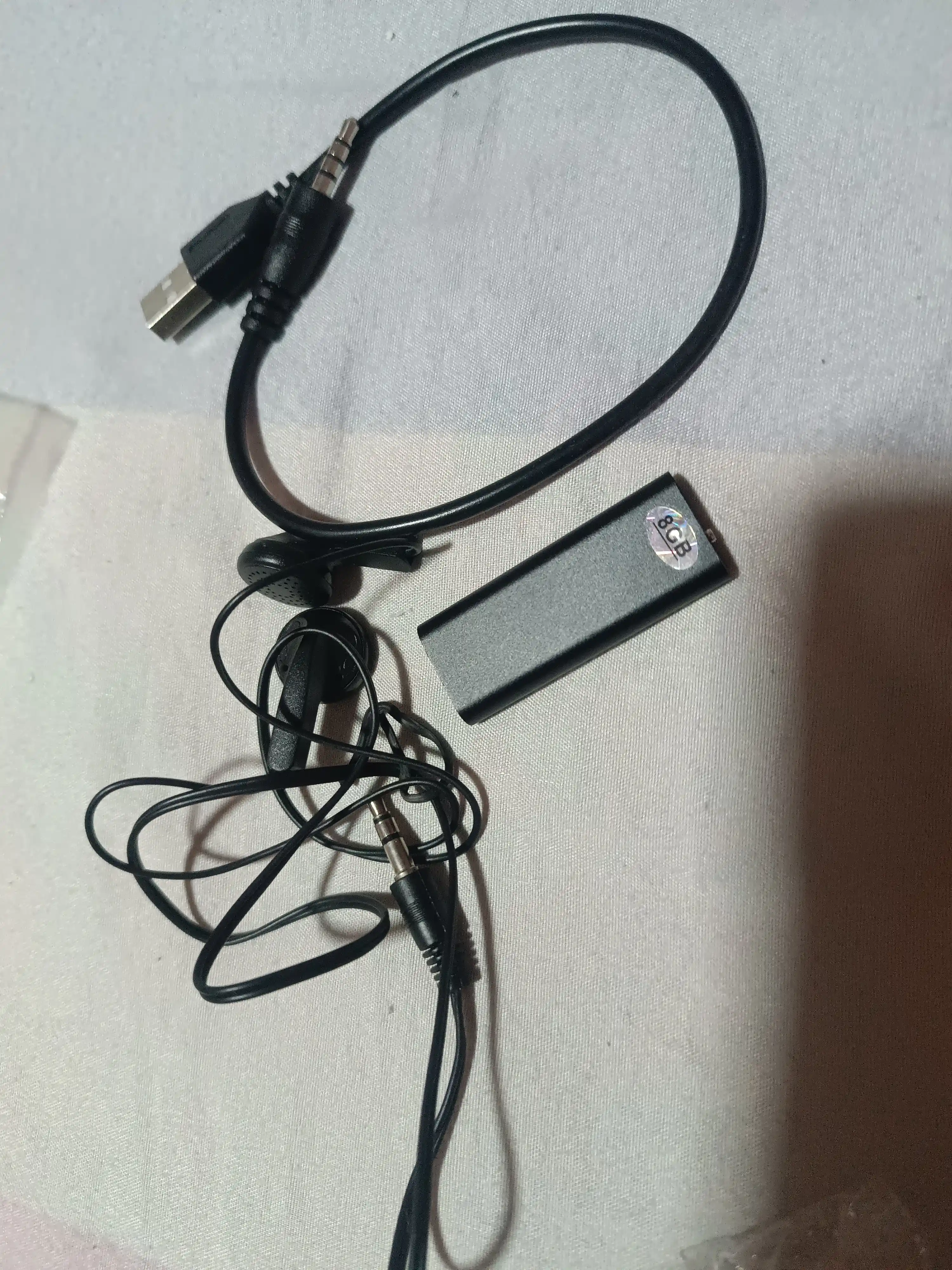 Mini diktofon DVR-01, ovoz, ma’ruzalar yozib olish va tinglash uchun, 8/16 GB