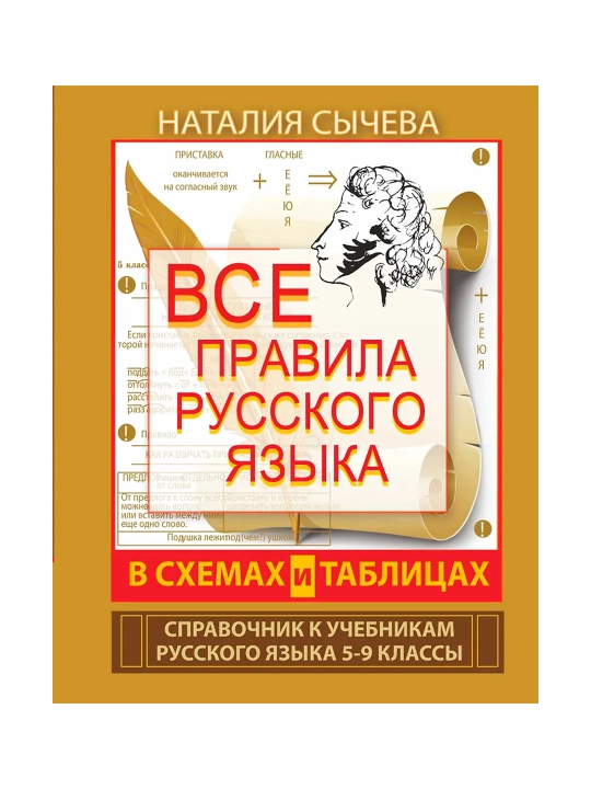 Sxemalar va jadvallardagi rus tilining barcha qoidalari. 5-9 sinflar. N. Sicheva