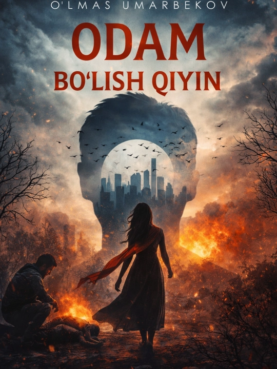 Книга “Odam bo‘lish qiyin” | O‘lmas Umarbekov | Мягкая обложка
