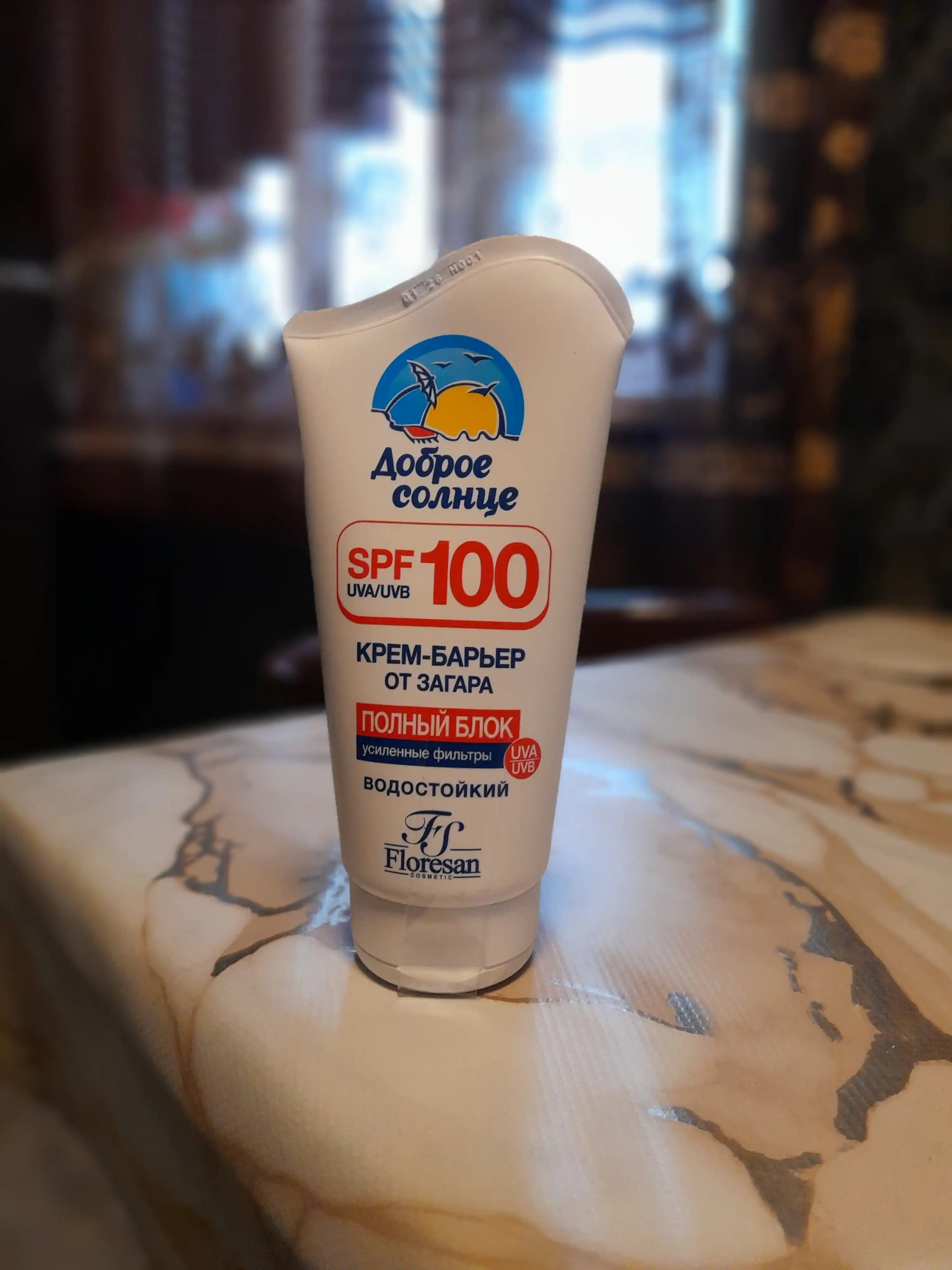 Krem Floresan maksimal quyoshdan himoya qiluvchi F-101, 125 ml