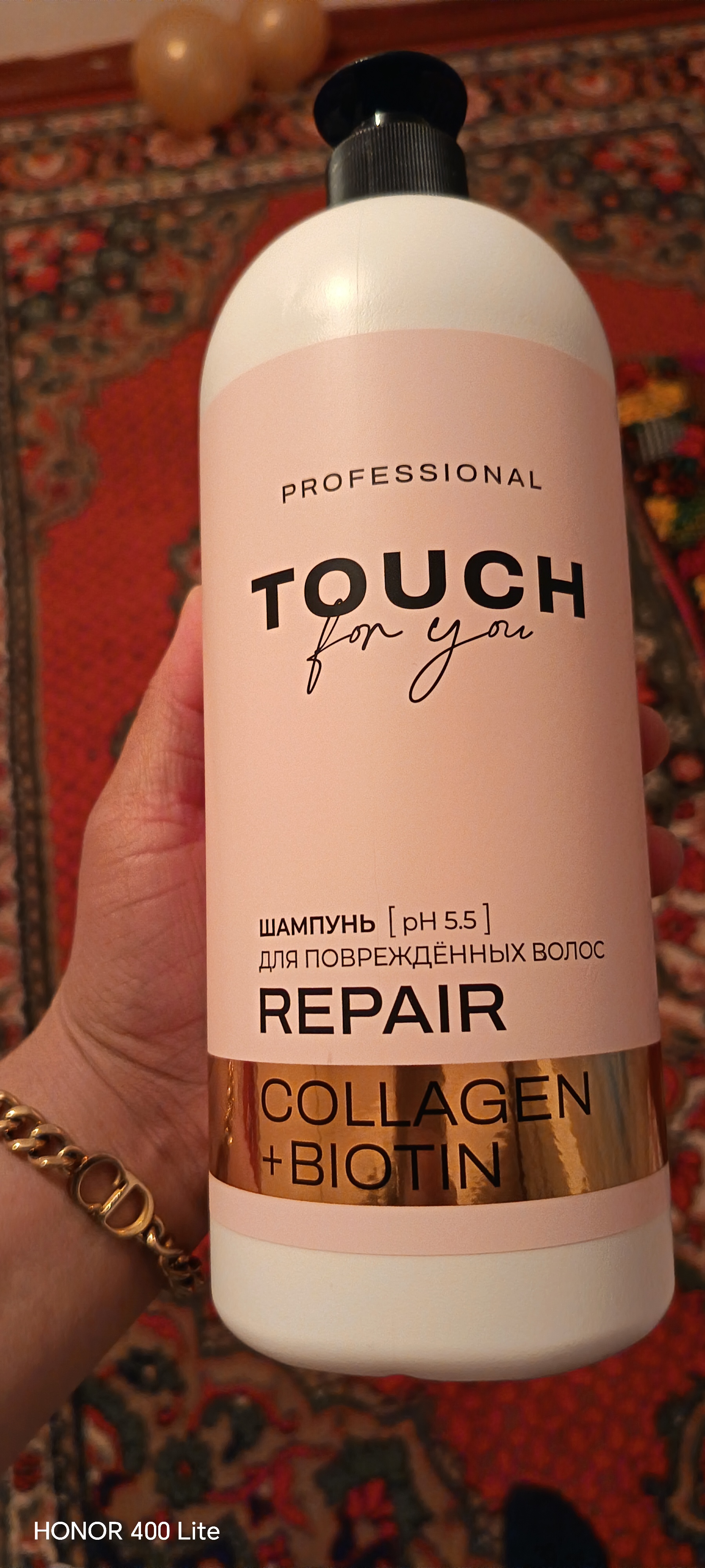 Soch uchun professional parfyumlangan shampuni Touch For You, 1000 ml