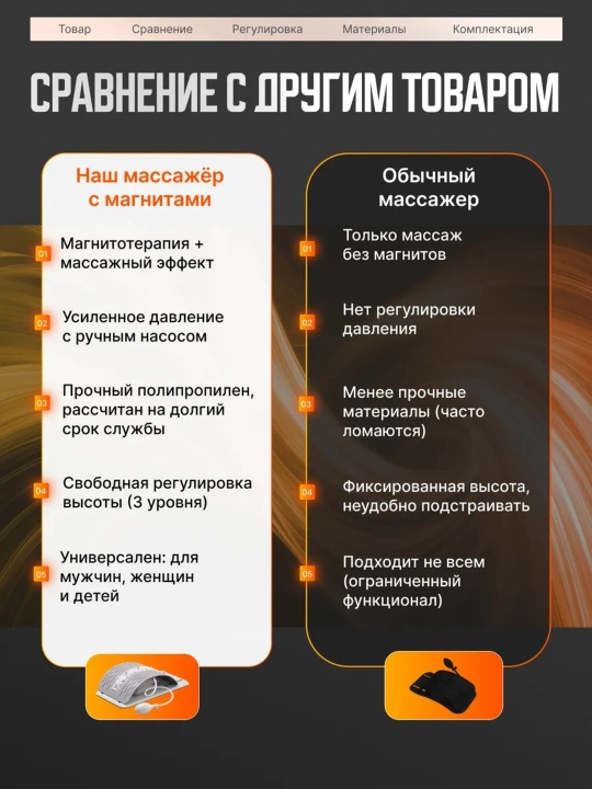 Поясничный релаксатор с воздушной подушкой и магнитами, для вытяжения спины