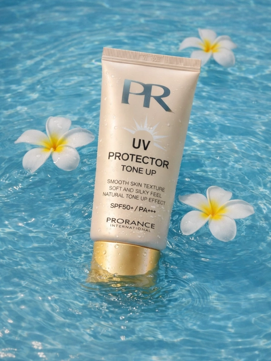 SPF50 quyosh krem tone up yuz uchun UV himoya krem
