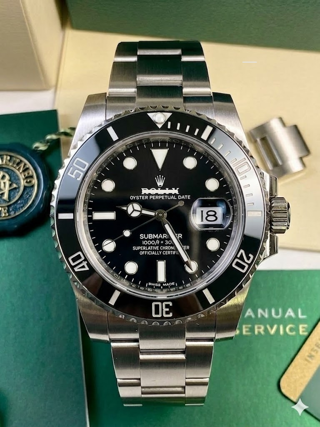 Erkaklar qo'l soati Rolix datejust 42 mm, kvarts mexanizmli, sovg'a to'plami bilan birga