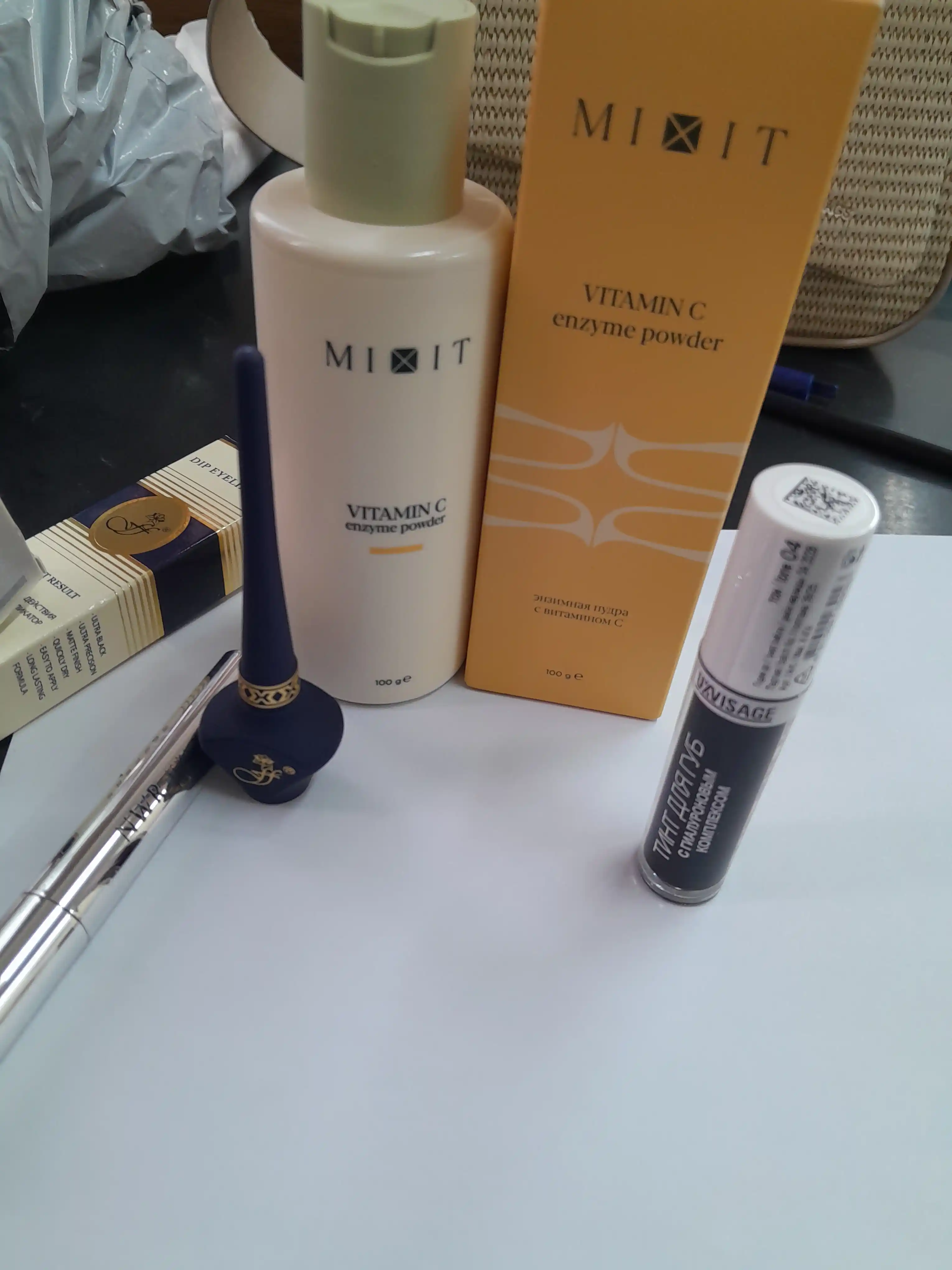 MIXIT Yuzni yuvish uchun fermentli upa, C vitamini bilan, yuvish uchun ko‘pik, 100 ml