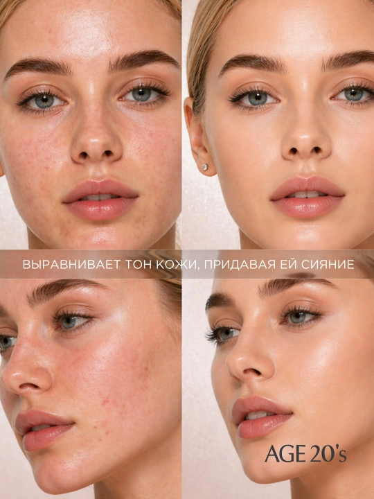 AGE 20's кушон для лица увлажняющий, с лифтинг-эффектом, SPF50+