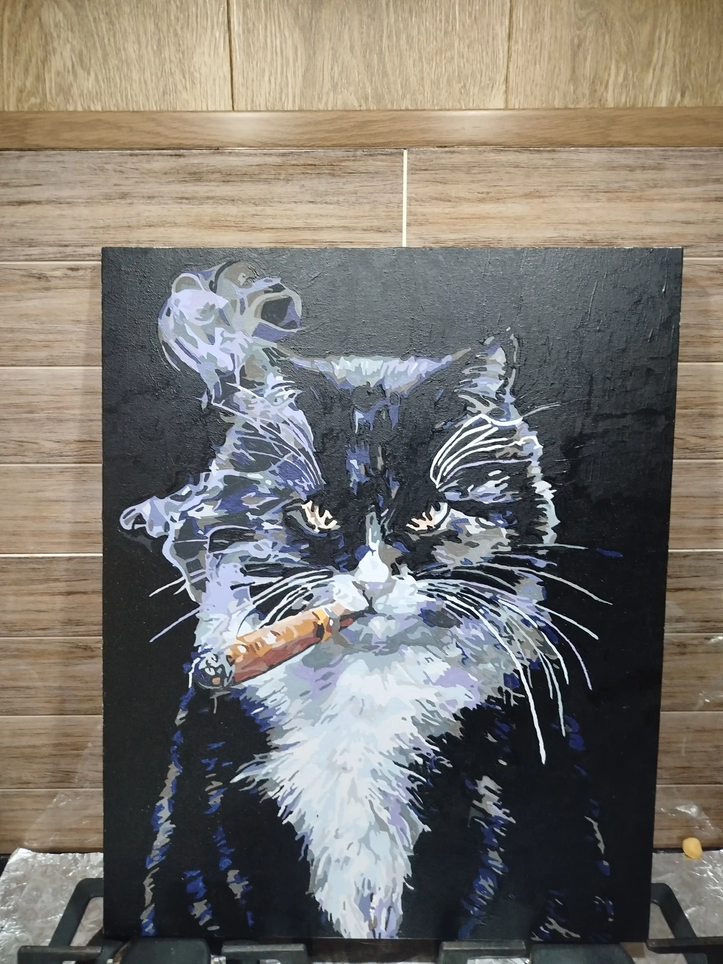 Raqamlar bo'yicha rasm chizish ARTERY "Mushukchalar", holstda chizmachilik, 40 * 50 sm