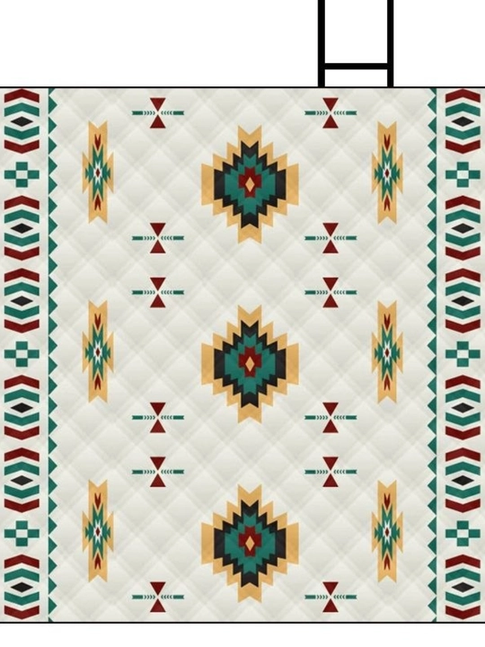 Коврик для пикника — многослойный комфорт и защита  3x4 размером