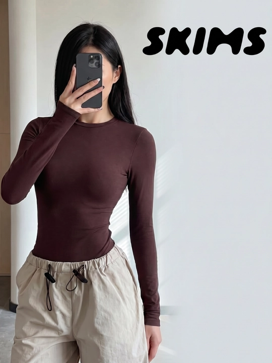 Ayollar uchun longsliv, smiks fudbolka 95% xb, tana uchun yoqimli futbolka