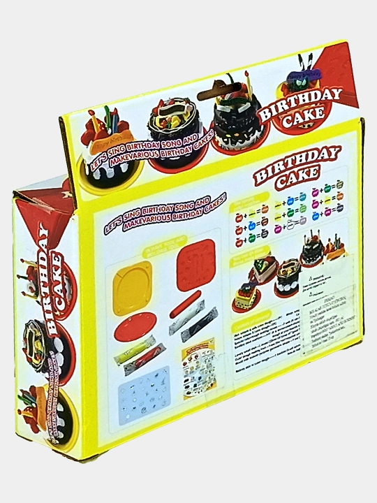Tug'ilgan kun torti uchun "Birthday Cake" xamir to'plami va qoliplar