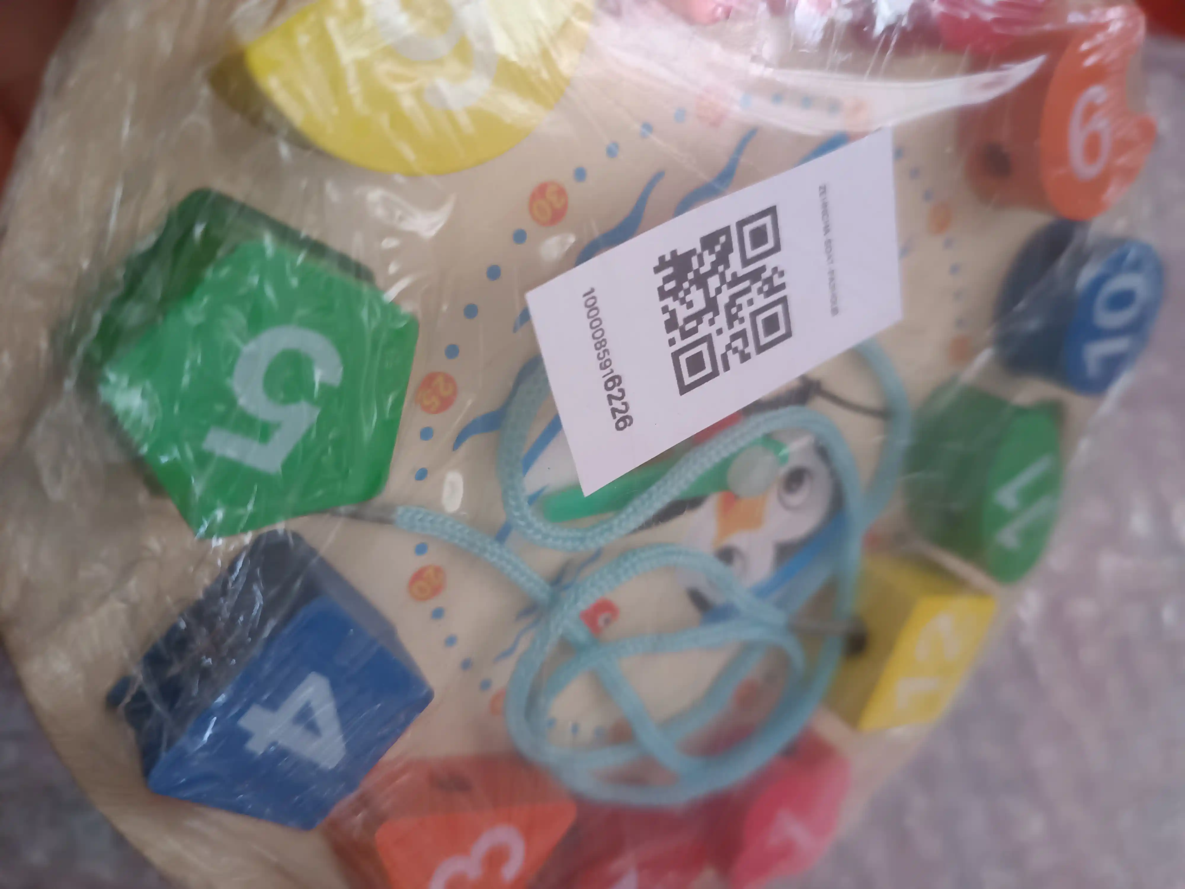 Montessori yog‘och soat – bolalar uchun o‘quv o‘yinchoq