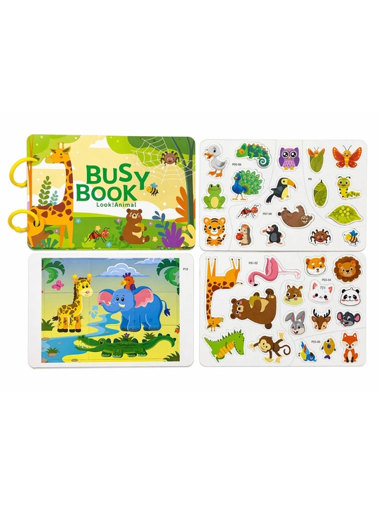 Развивающая книга Бизибук Montessori (Busy Book)