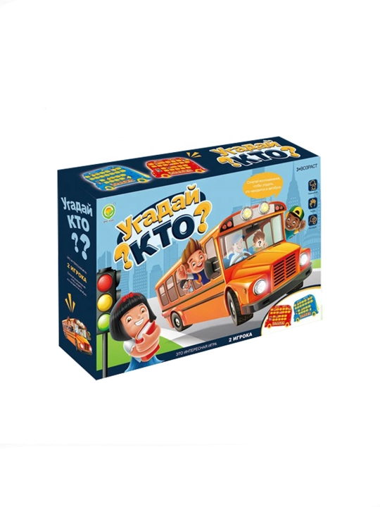 "Ugadai Kto?" Kim ekanini top, o'yini avtobus bilan 3+