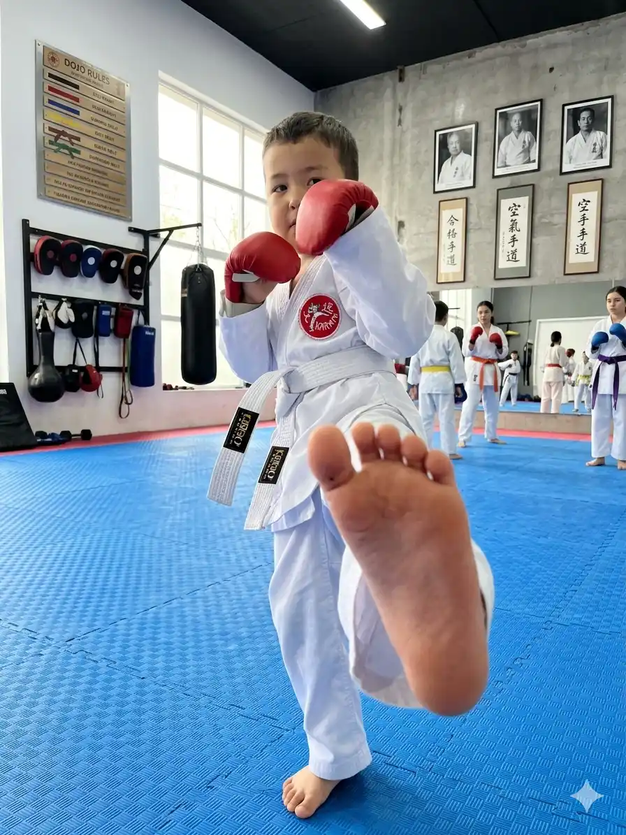 Kimano Taekwon-do ITF Karate Oq razmer 34-48 gacha belbogli