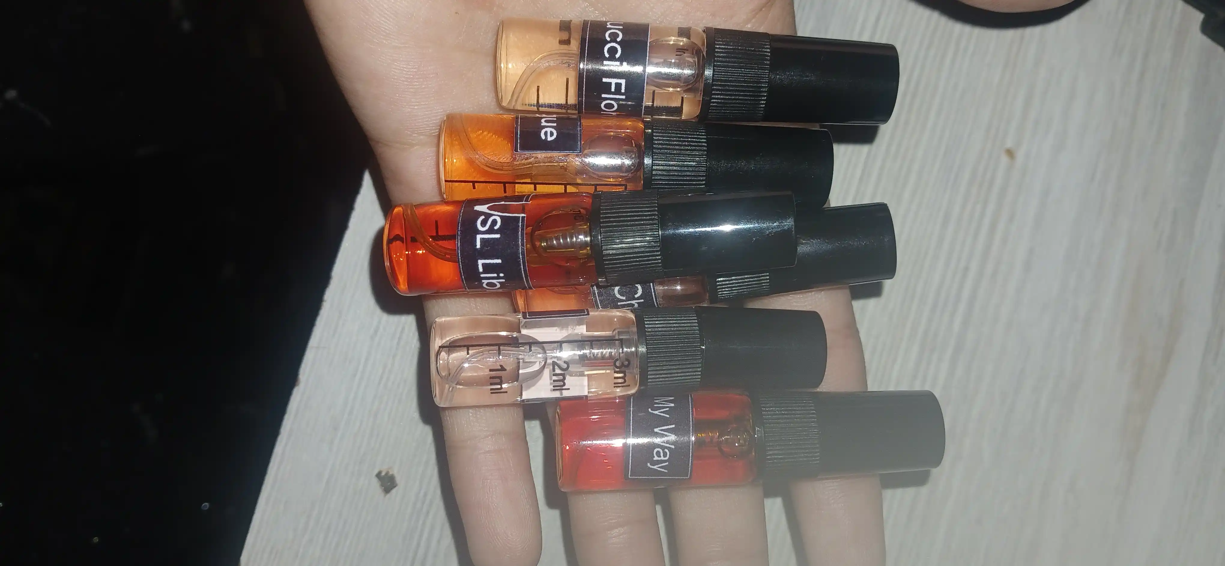 Набор духов для женщин Gucci Flora, Lost Cherry, Libre, Miss Dior, Devil's Intrigue 6в1