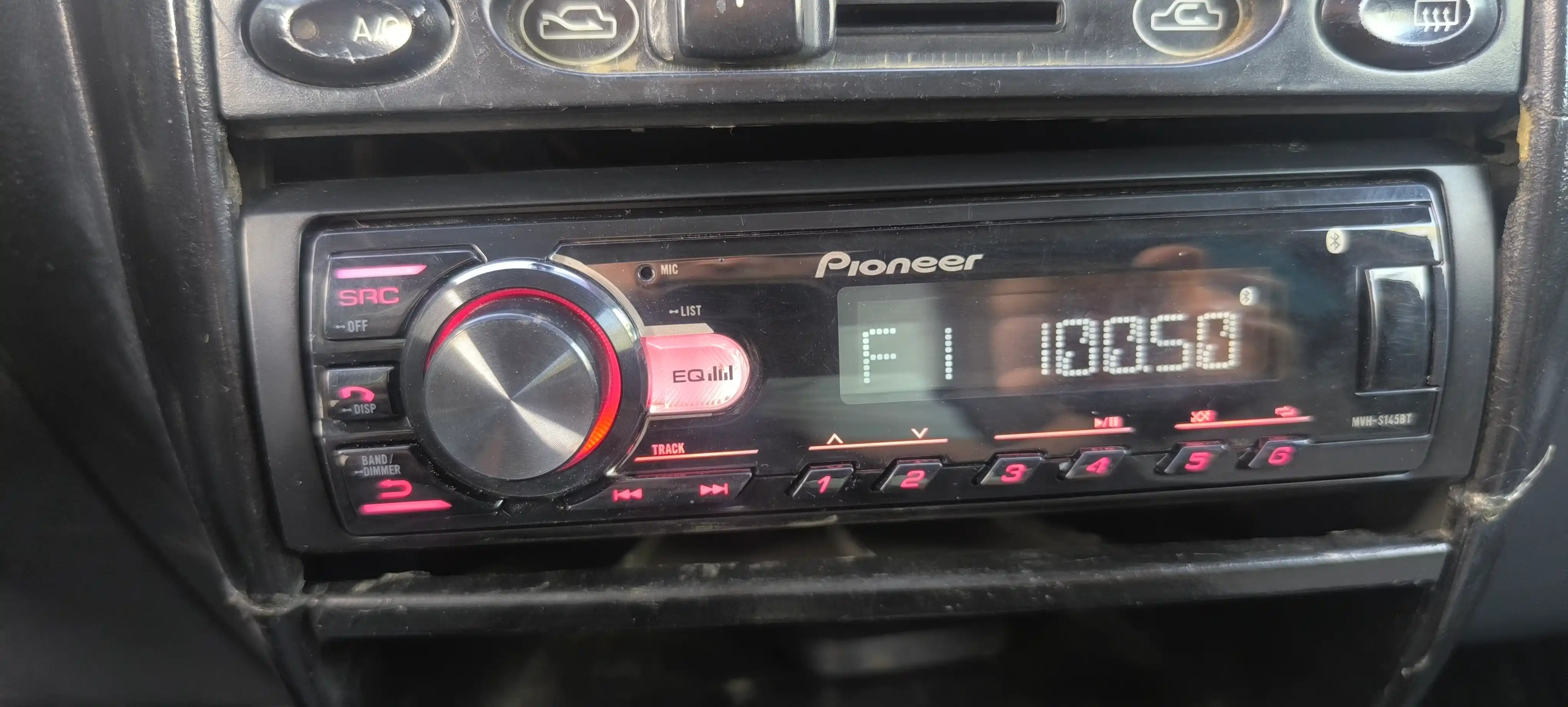 Автомагнитола Pioneer MVH-S145BT 1DIN Bluetooth