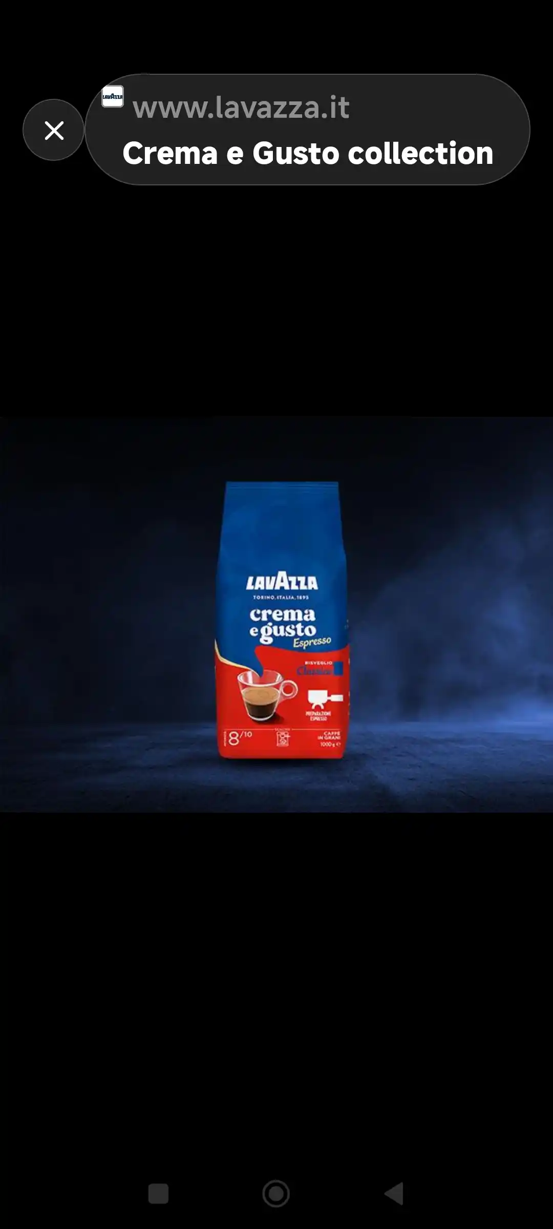Qahva donlari Antonio Lavazza Crema e Gusto , 1 kg