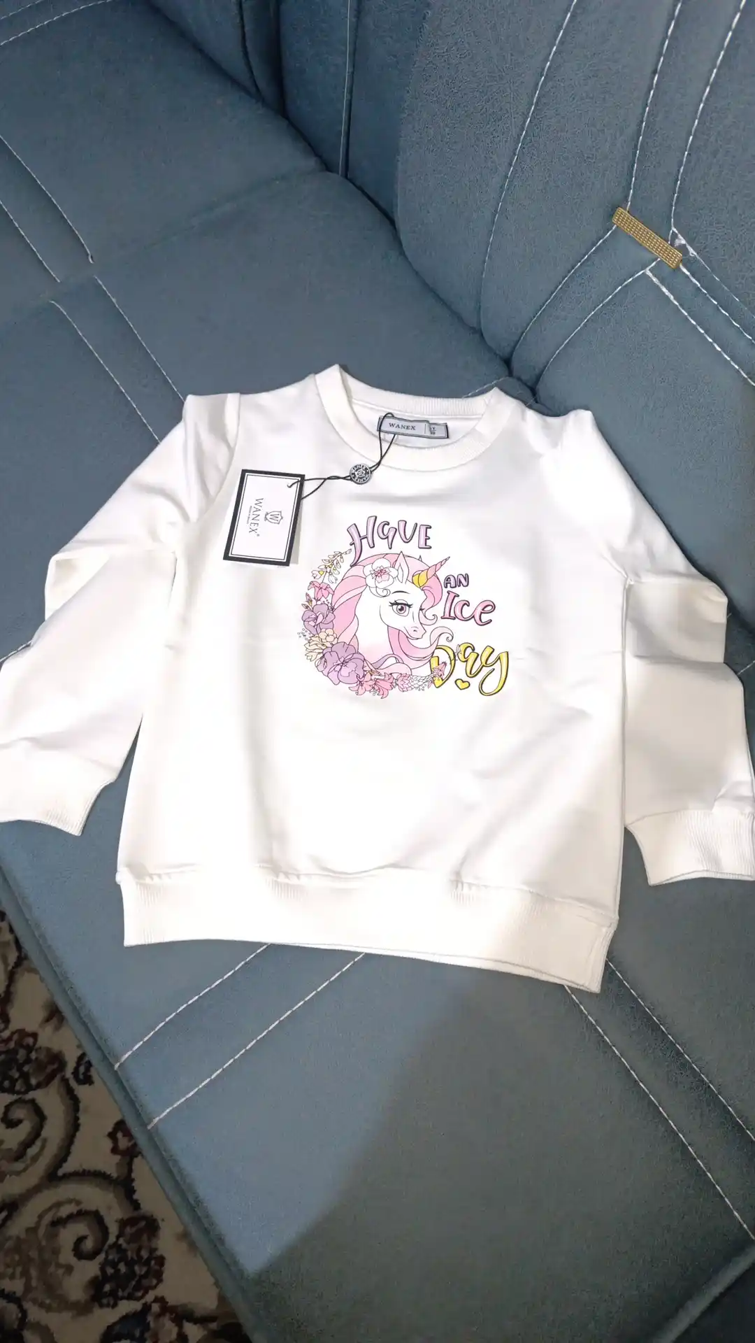 WANEX Кофта для девочек, от 2 до 6 лет, Турция