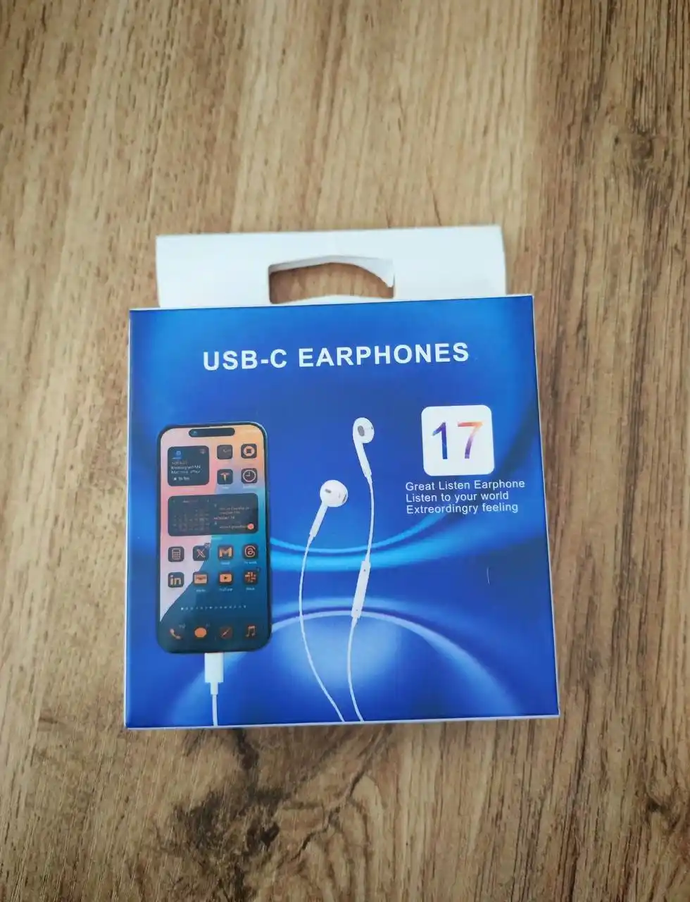 Проводные наушники для iPhone,(Pop-Up) с микрофоном, Lightning, Type-c,3.5mm Aux