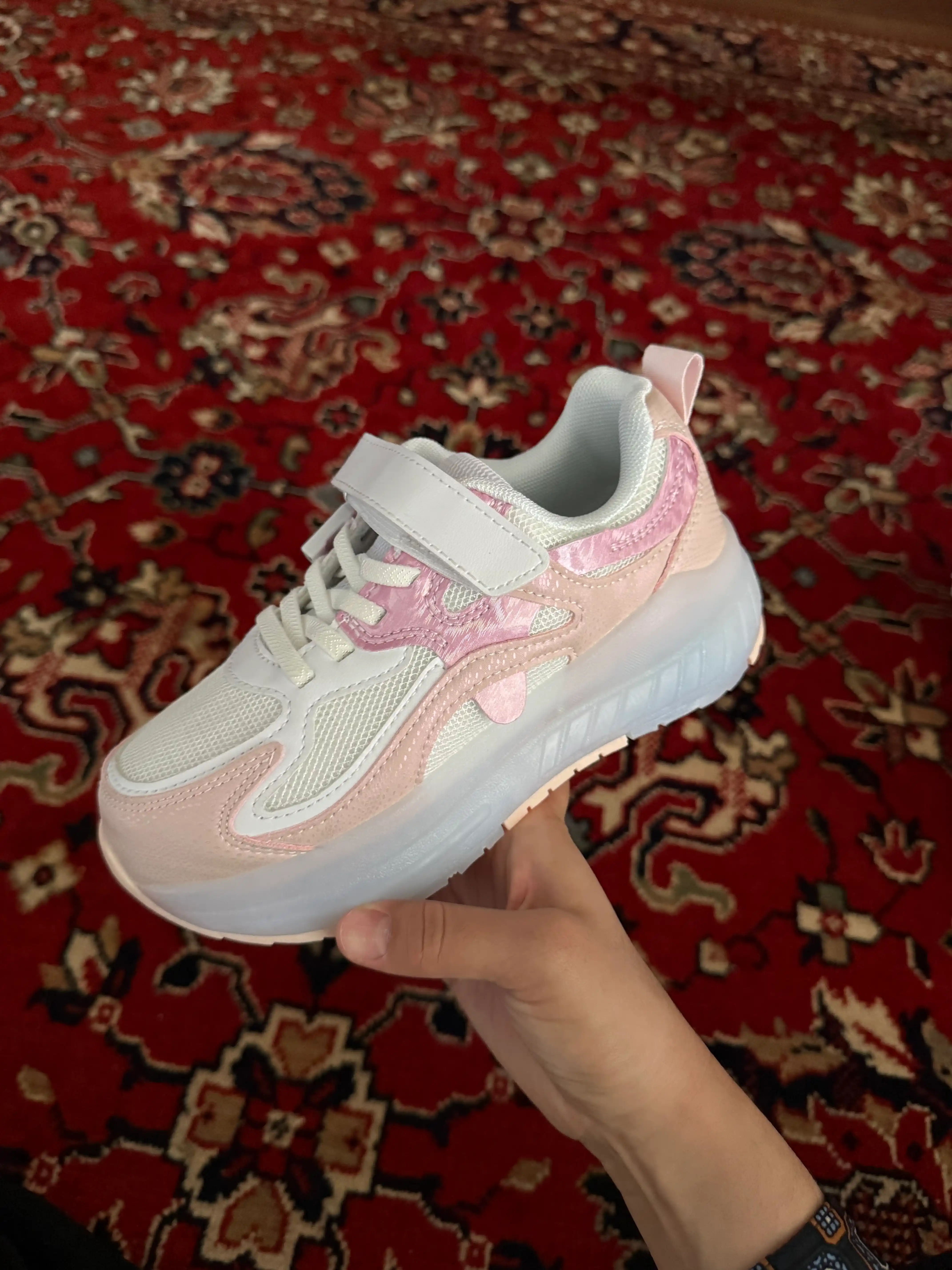 Кроссовки с роликами и подсветкой, детские, размер 29-38