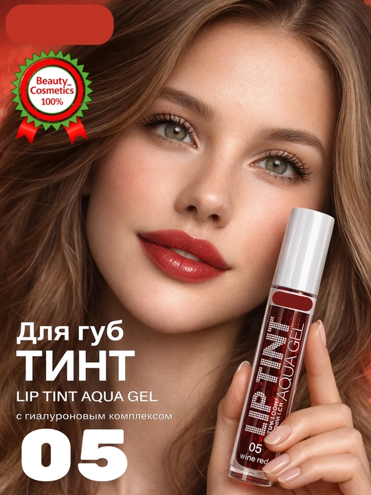 Lip Tint Aqua Gel, oттеночный гель, тинт, косметика