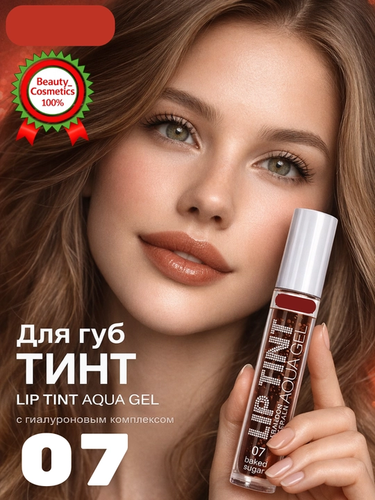 Lip Tint Aqua Gel, oттеночный гель, тинт, косметика