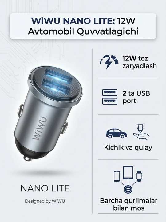 Avto zaryadlagich usb c, 30w car charger, mashina zaryadlagich, tez zaryadlash - 