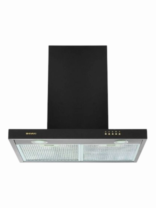 Кухонная вытяжка Shivaki 1275 черная, 3 скорости, LED подсветка, мощная, 60 см - 