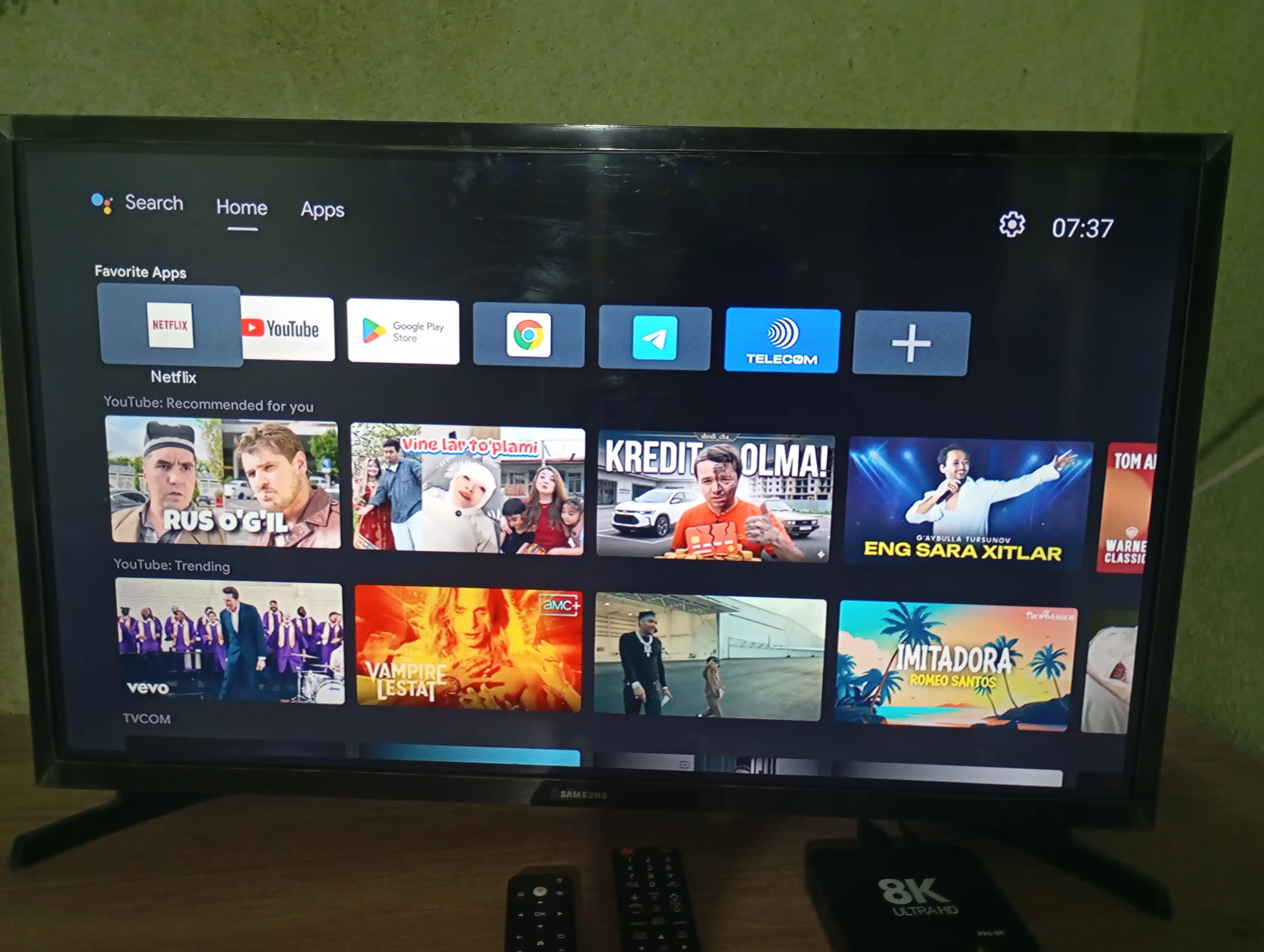 Smart TV приставка Android TV Box 4K, WiFi, IPTV, Смарт приставка для телевизора