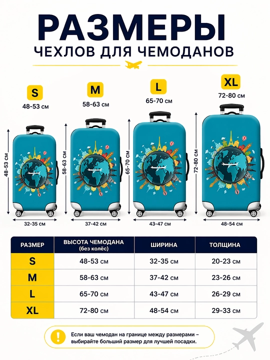 Эластичный защитный чехол для чемодана, водоотталкивающий, защита от царапин и грязи