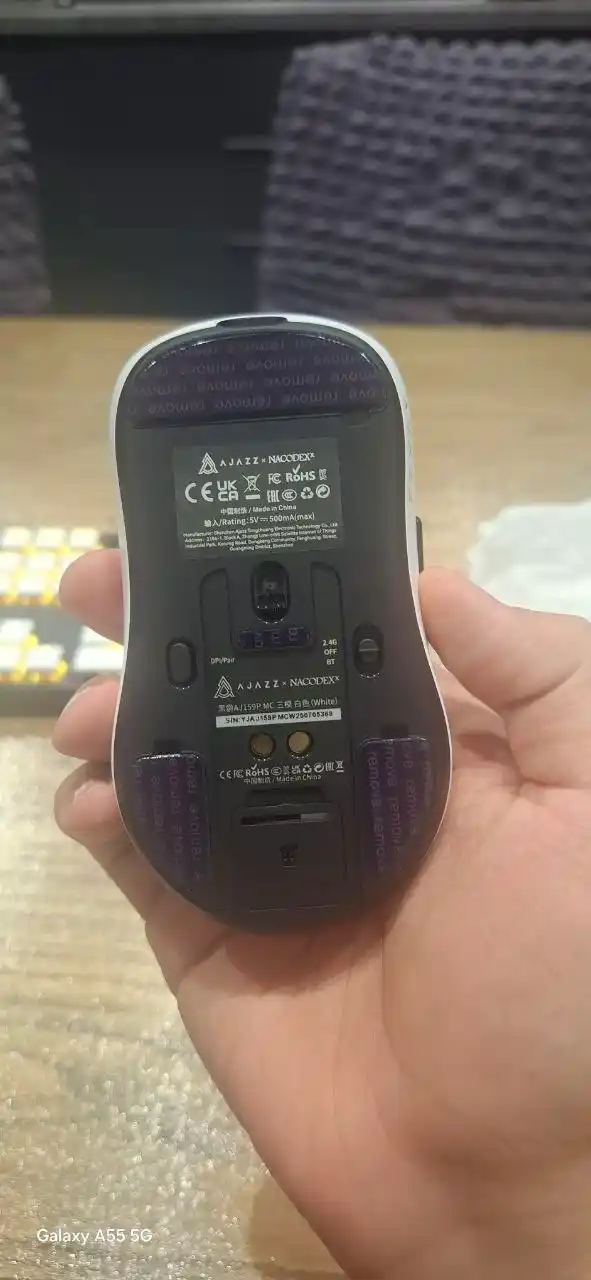 AJAZZ AJ159P MC O‘yin Sichqonchasi, Simli, Simsiz, Bluetooth, Gaming va ofisga RGB mishka