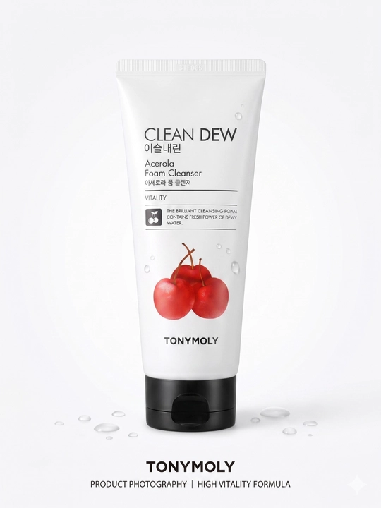 TONYMOLY Clean Dew витаминная пенка для умывания лица корейская умывалка