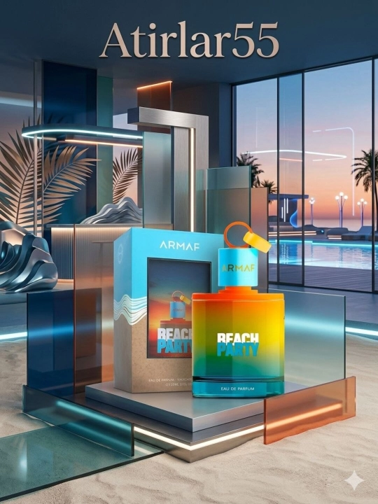 Erkaklar va ayollar uchun parfumlangan suv, Armaf Beach Party, 100 ml - 
